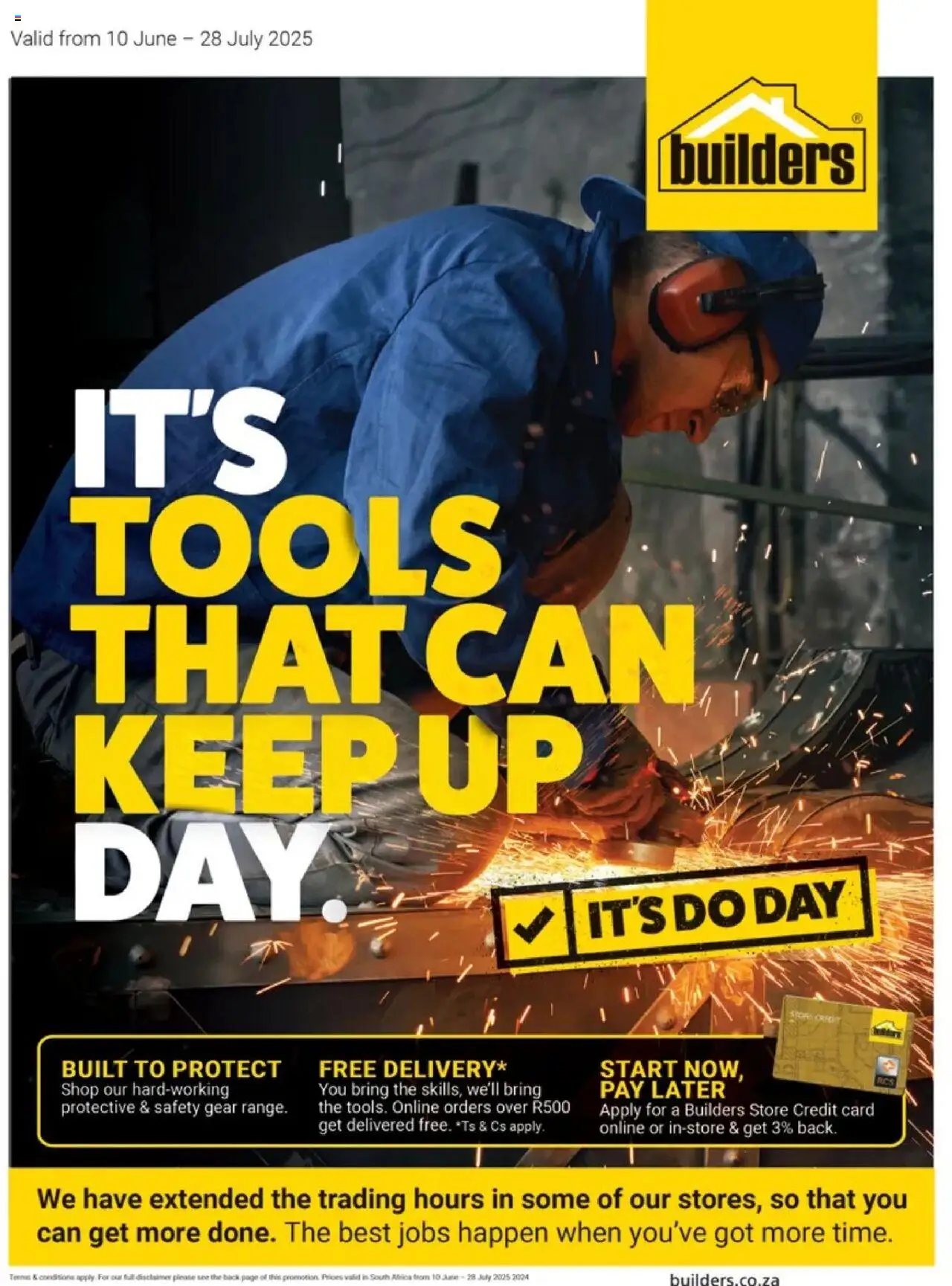 Builders It's Tools That Can Keep Up Day from 10/06 - 28/07/2025 > Promotions