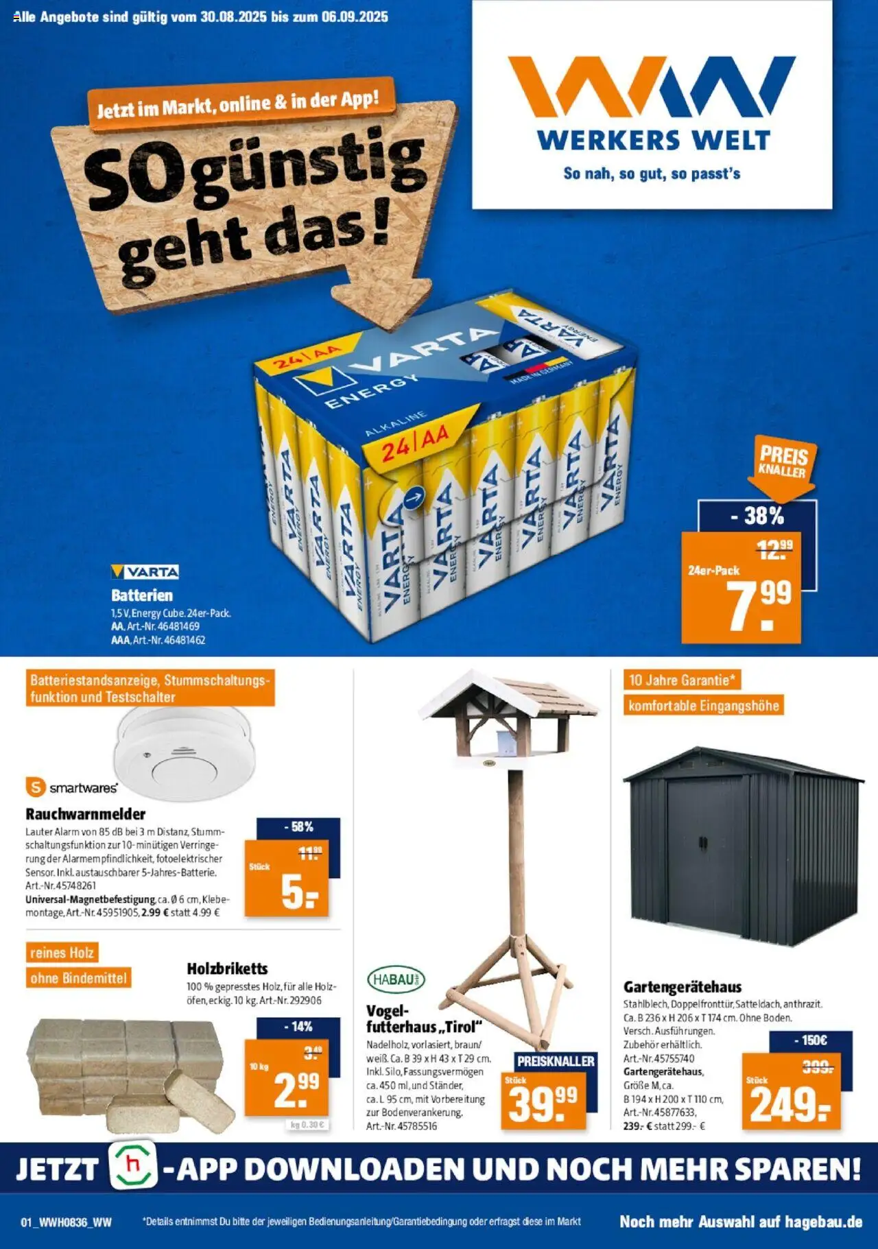 Hagebau Prospekt Eisenberg (vom 30.08.2025 - 06.09.2025)
