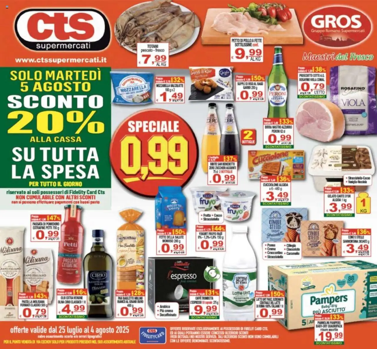 Volantino CTS valido da 25/07/2025 numero di pagina 1