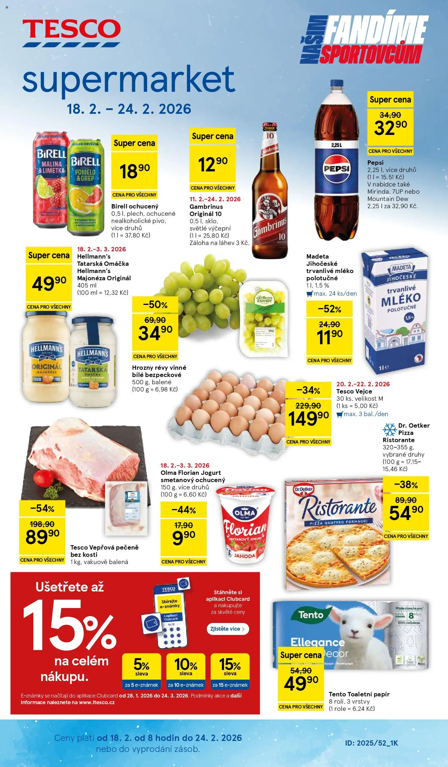 Náhled nabídky: Tesco Supermarket platný od 18.02.2026