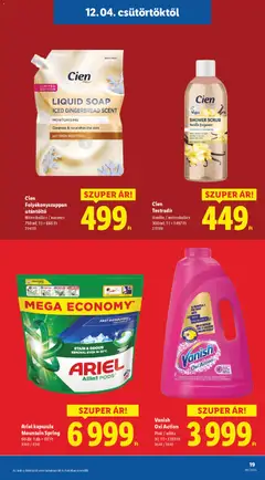 Lidl - Akciós újság Lidl megtekintése, amely érvényes 2025.12.04.-től | Oldal: 19