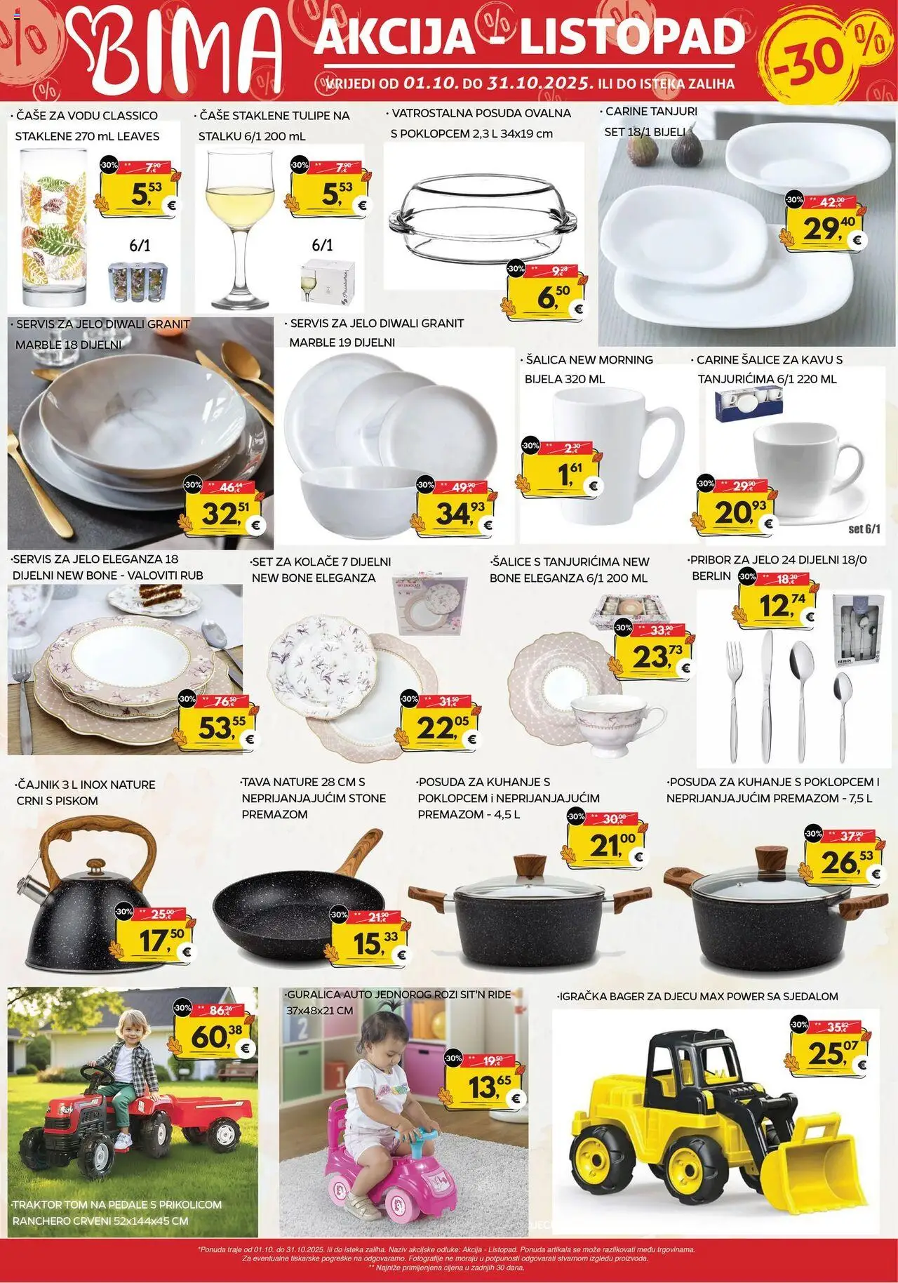Bima aktualni Katalog vrijedi od 01.10.2025 - tjedna akcija broj stranice 1