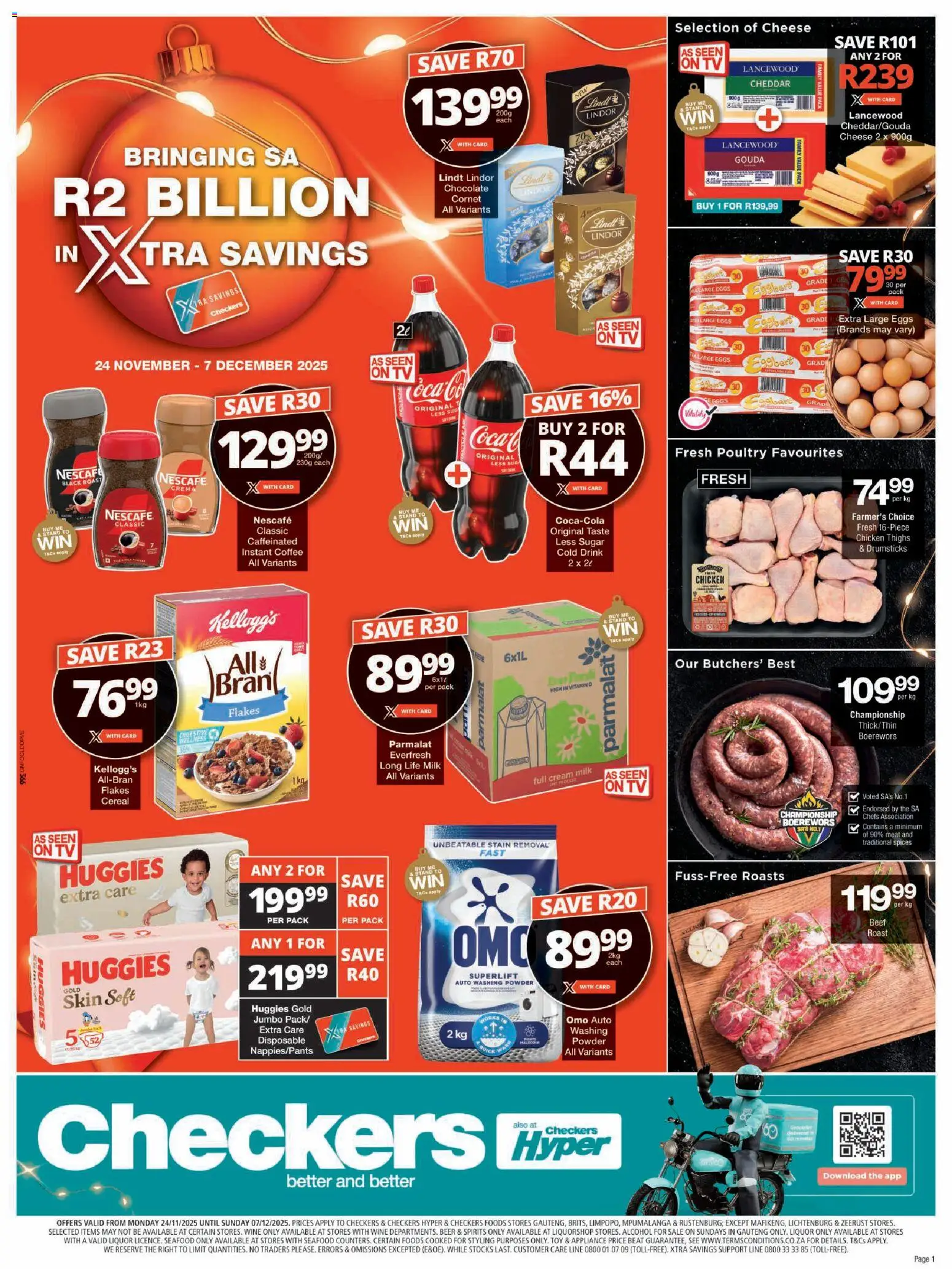 Preview of Checkers flyer valid from 24/11/2025