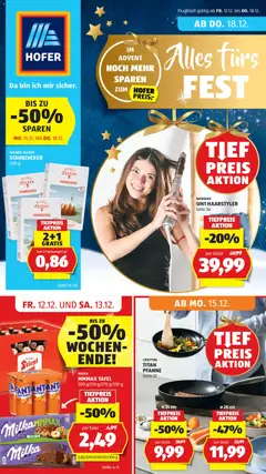 Vorschau der Angebote: Hofer Flugblatt gültig ab 12.12.2025