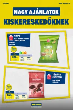 Metro - Nagy Ajánlatok Kiskereskedőknek megtekintése, amely érvényes 2026.01.02.-től