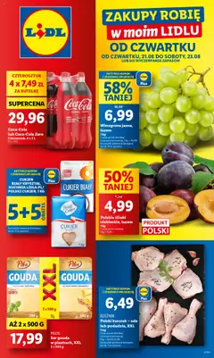 Pogląd gazetki "Gazetka" ze sklepu Lidl ważnej od 21.08.2025