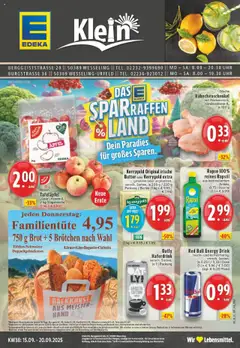 Vorschau von dem Prospekt des Geschäftes Edeka, gültig ab dem 14.09.2025