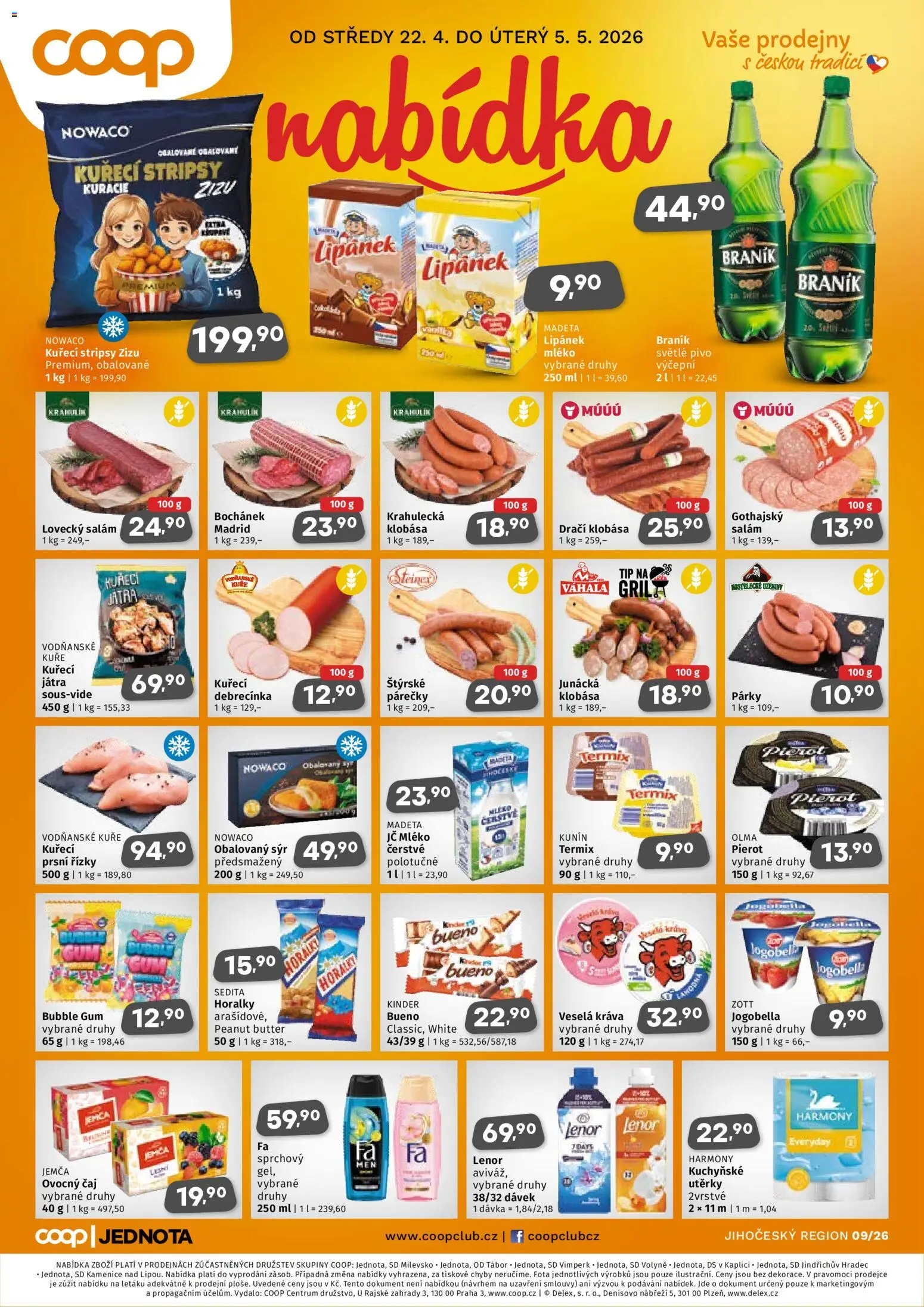 Náhled nabídky: Coop Coop leták - Jihočeský region platný od 22.04.2026