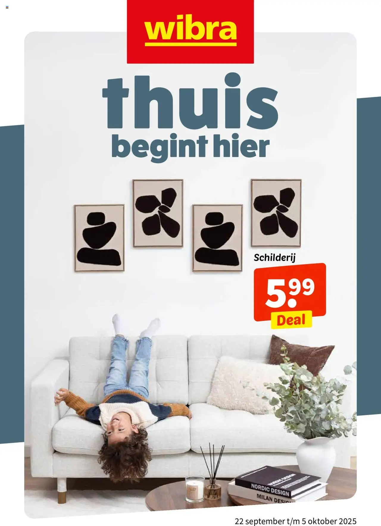 Wibra shop Folder thuis begint gier geldig vanaf 22-09-2025 - Paginanummer 1