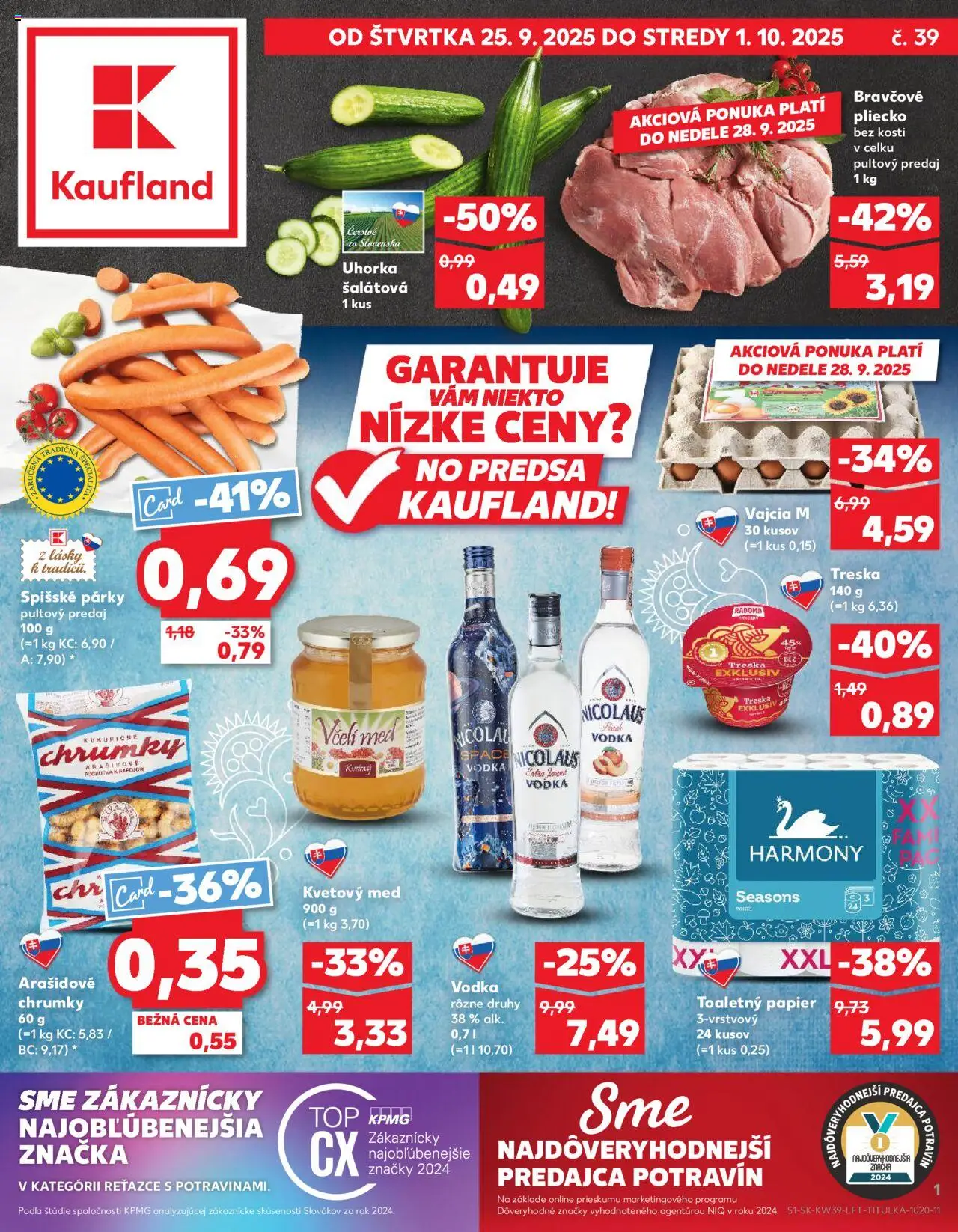 Náhľad Kaufland letáku platného od 25.09.2025