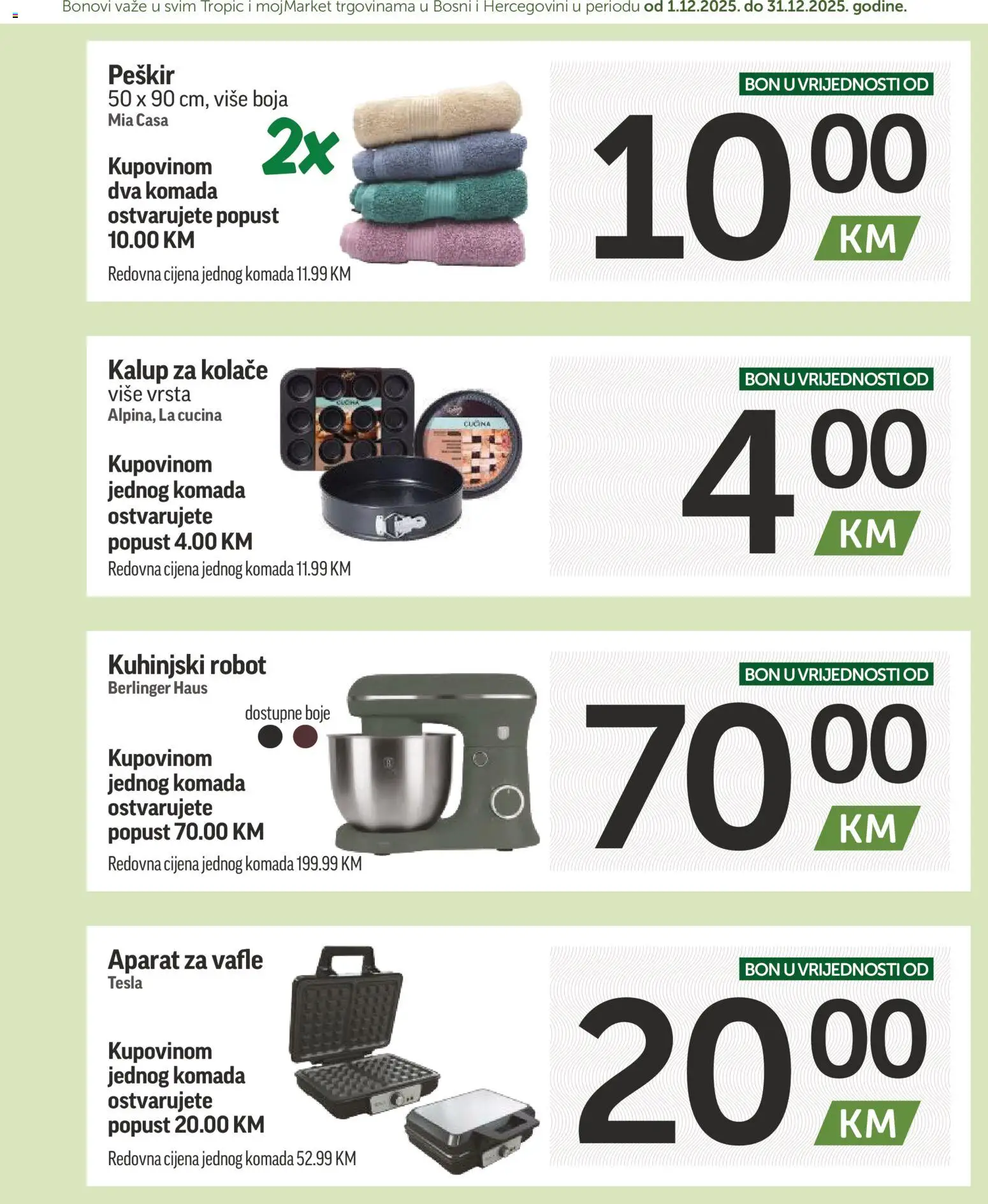 Pregled letka Super BONbonjera trgovine mojMarket vrijedi od 2025.12.01