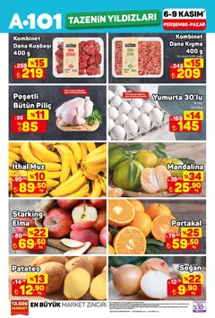 A101 Tazenin Yıldızları 06.11.2025 - Broşürünün önizlemesi