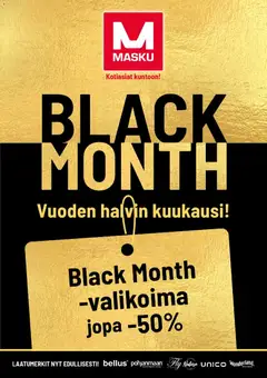 Kaupan Masku Black Friday esikatselu, voimassa 06/11/2025