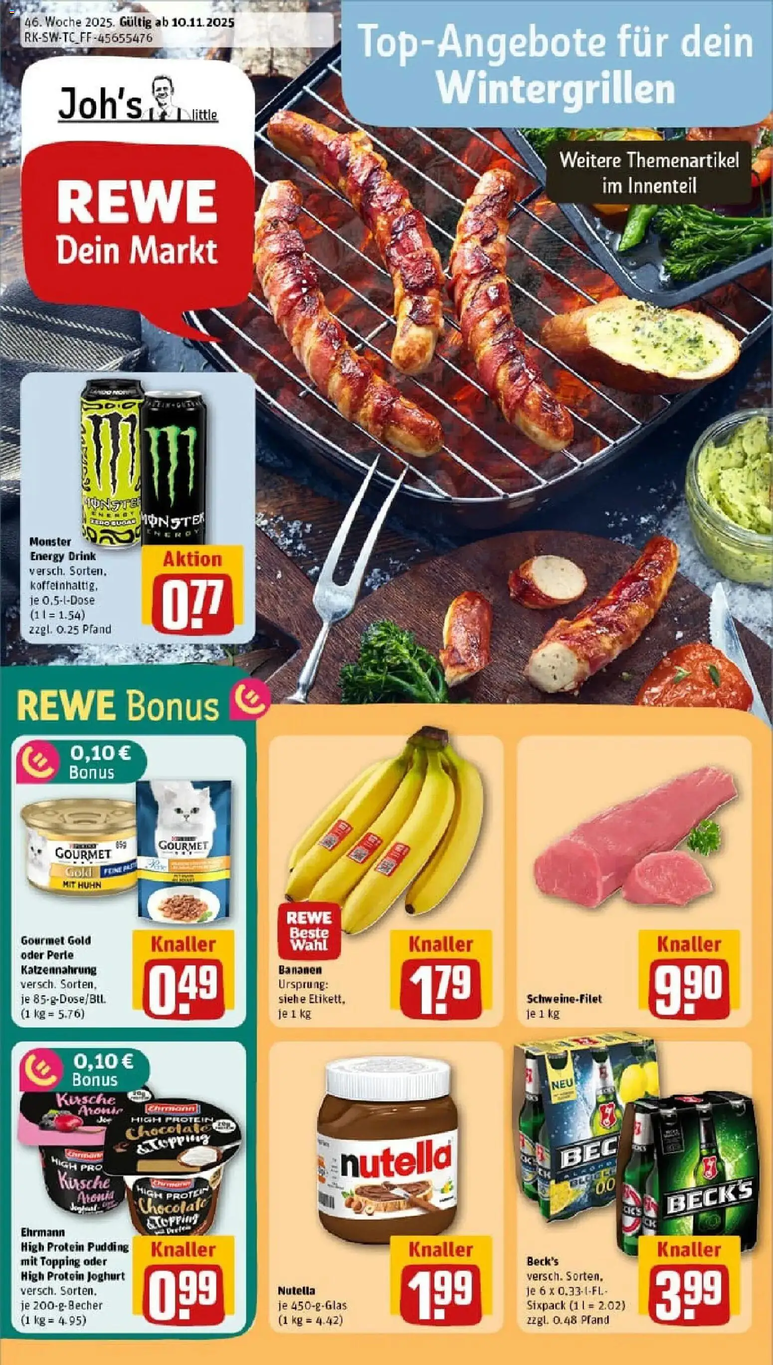 Vorschau von dem Prospekt des Geschäftes Rewe, gültig ab dem 10.11.2025