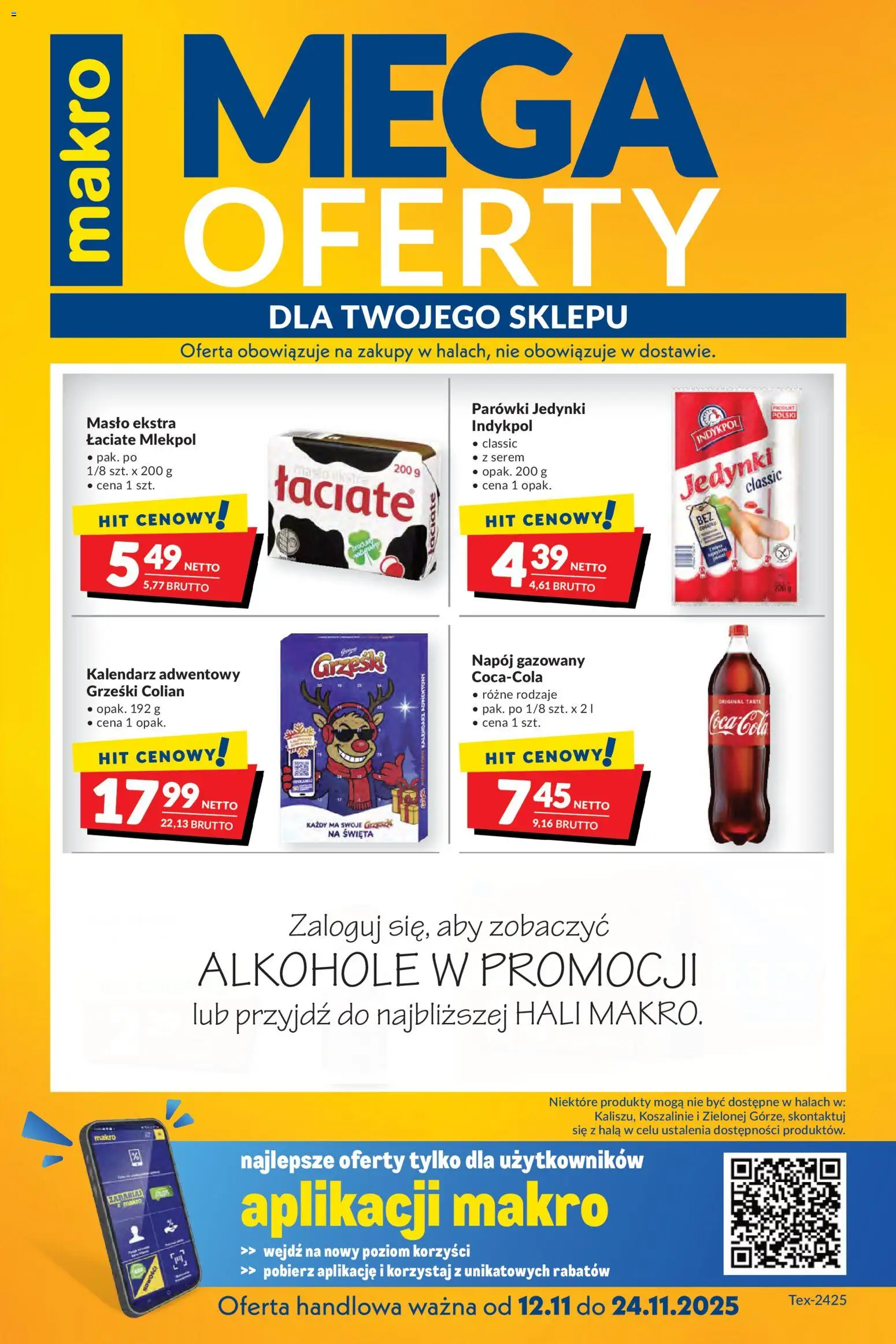 Pogląd gazetki "Mega oferty dla Twojego Sklepu" ze sklepu Makro ważnej od 12.11.2025