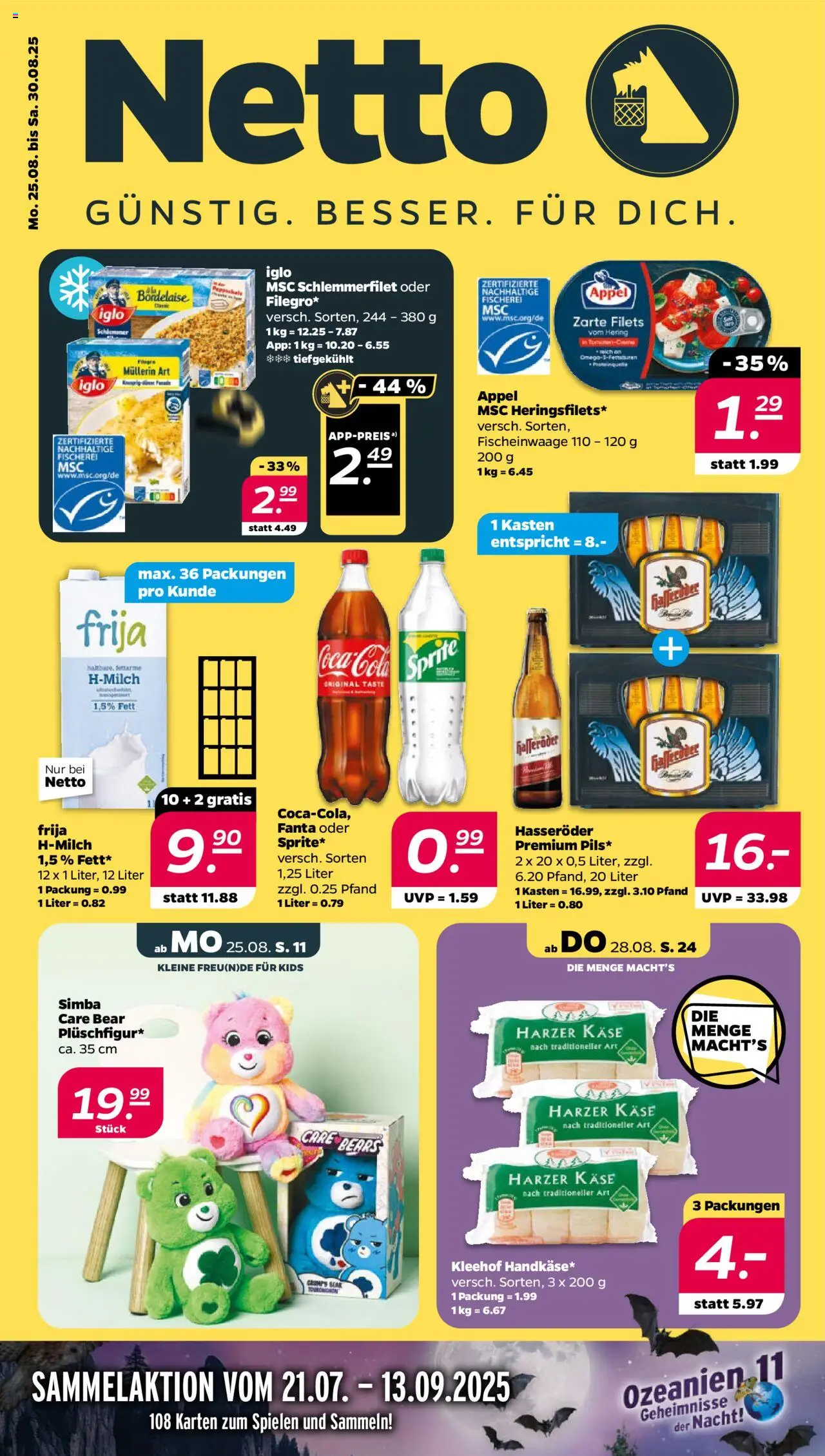 Netto Prospekt ab 25.08.2025 > zum Blättern nächste Woche