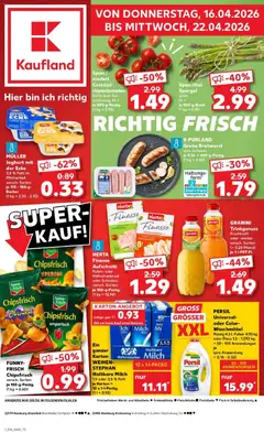 Vorschau von dem Prospekt des Geschäftes Kaufland, gültig ab dem 16.04.2026