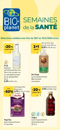 Voorbeeld van Publicité van winkel BioPlanet geldig vanaf 28/01/2026