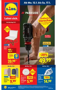 Vorschau von dem Prospekt des Geschäftes Lidl, gültig ab dem 12.01.2026