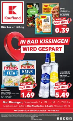 Vorschau von dem Prospekt des Geschäftes Kaufland, gültig ab dem 26.02.2026