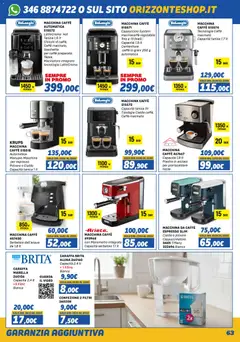 Anteprima dell'opuscolo Volantino Elettrodomestici dal negozio Orizzonte valido da 01/11/2025 | Pagina: 63