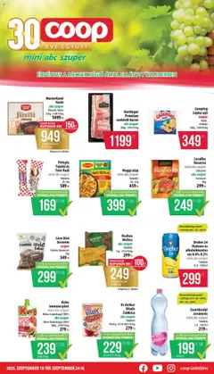 COOP - Mecsek - Mini & Abc & Szuper megtekintése, amely érvényes 2025.09.18.-től