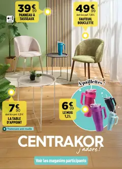Prévisualisation de Catalogue Ambiance cocooning à prix tout doux du magasin Centrakor formulaire valide 01/09/2025
