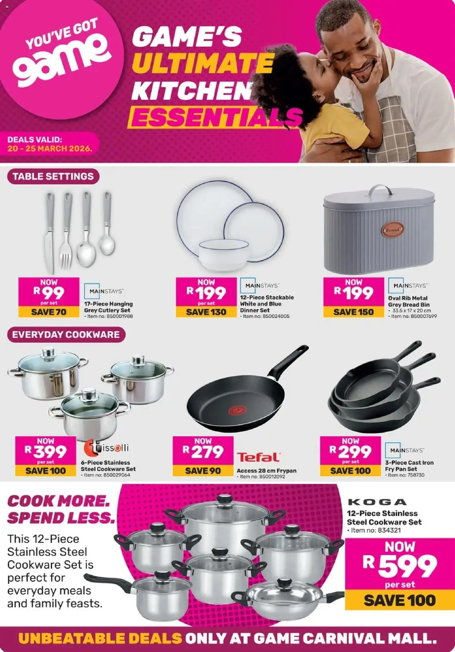 Preview of Game Ultimate Kitchen Essentials valid 20/03/2026