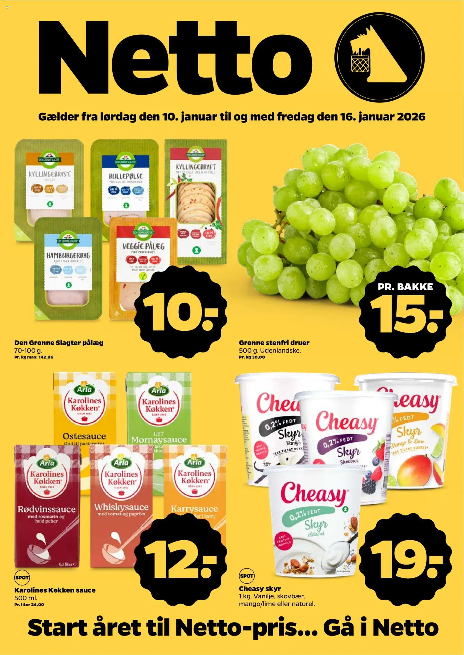 Eksempel på tilbudsavis Tilbudsavis fra butik Netto gyldig fra 10/01/2026