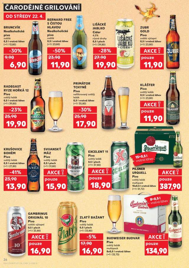 Nový Kaufland leták od 22.04.