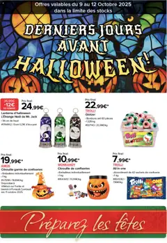 Prévisualisation de Catalogue derniers jours avant Halloween du magasin Costco formulaire valide 09/10/2025