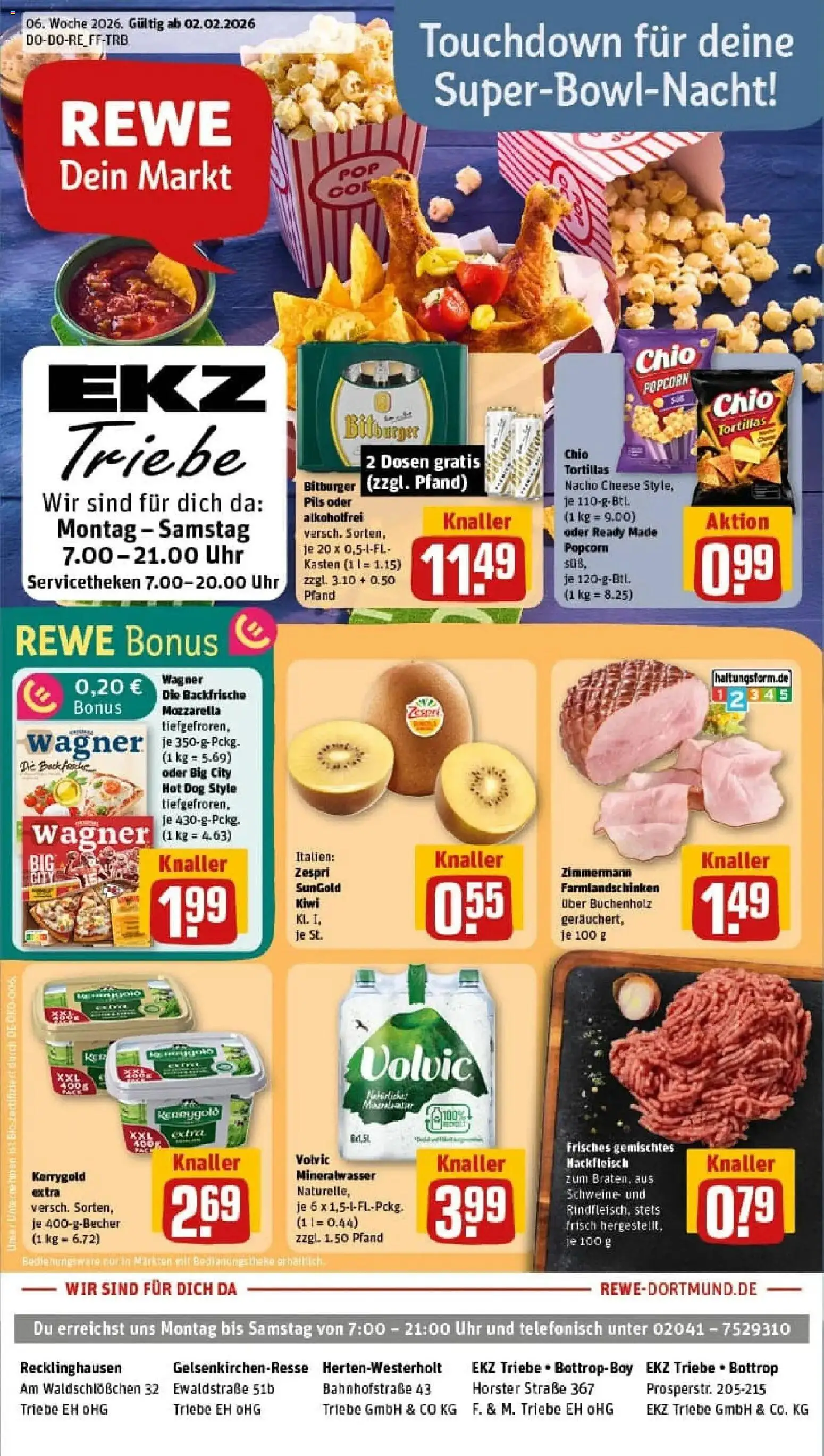 Vorschau von dem Prospekt des Geschäftes Rewe, gültig ab dem 01.02.2026