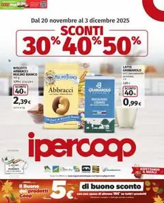 Anteprima dell'opuscolo Volantino Genova dal negozio Ipercoop valido da 20/11/2025