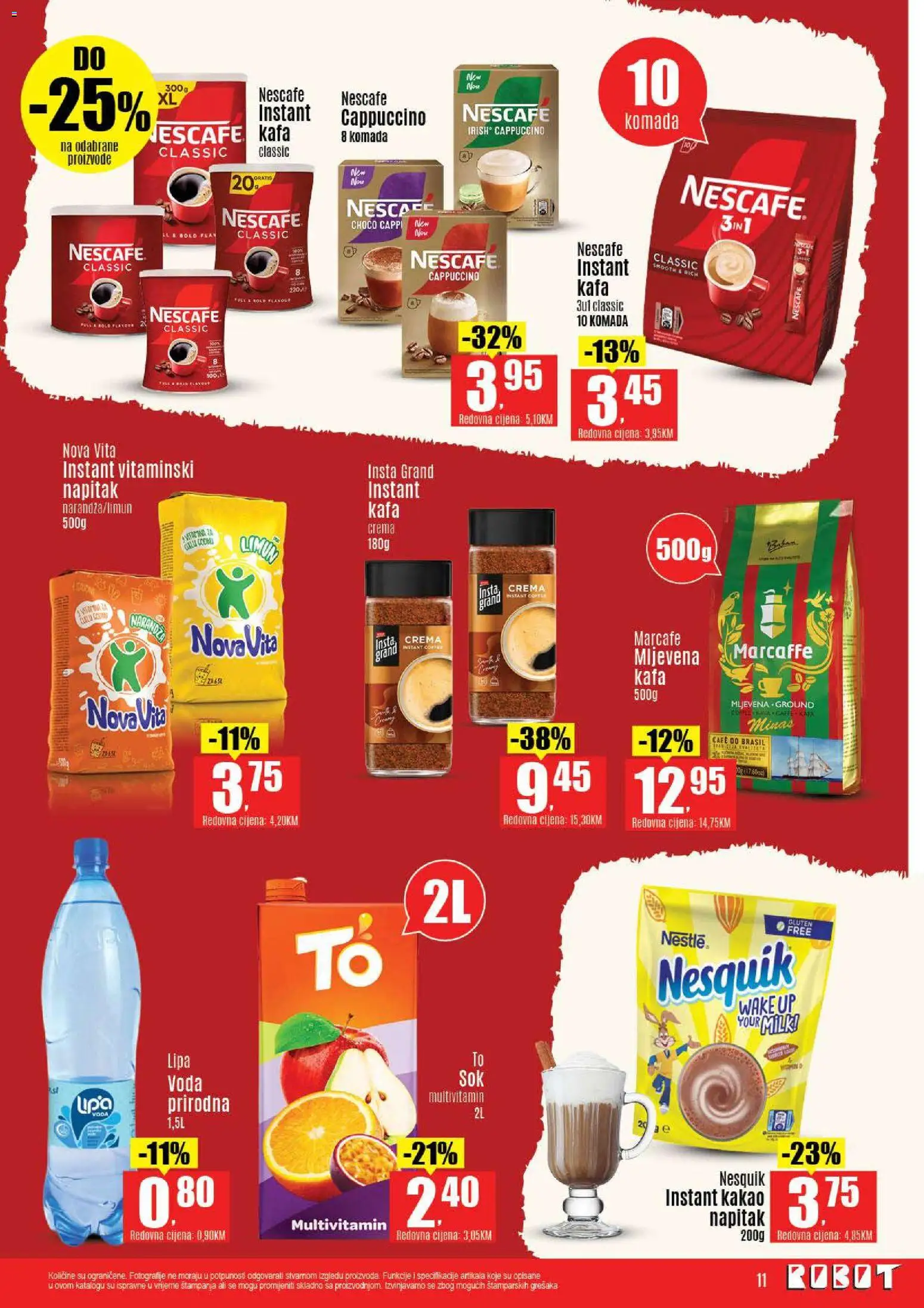 Pregled letka Katalog trgovine Robot vrijedi od 2026.01.07