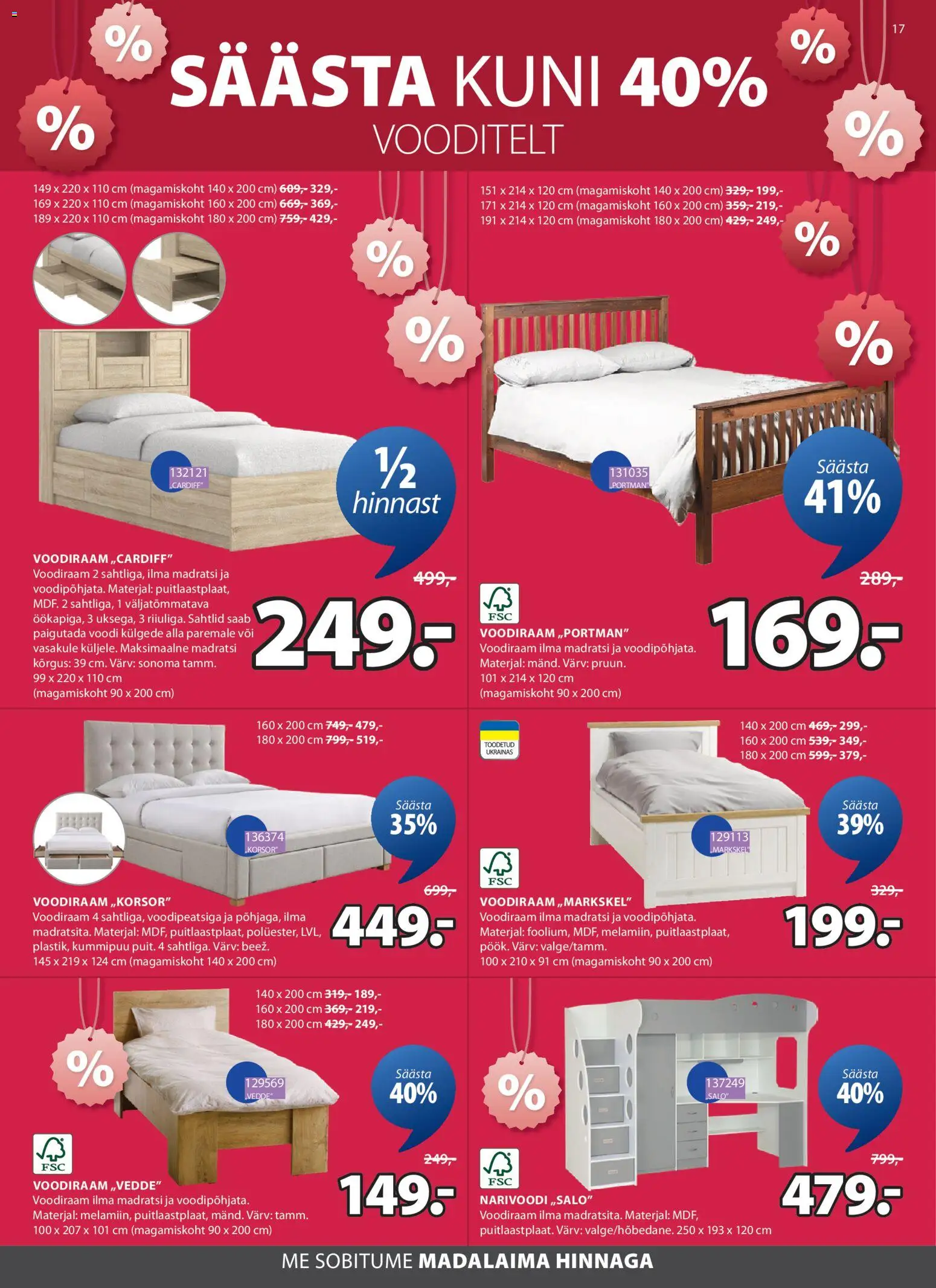 JYSK kliendilehe eelvaade alates 2026.01.06