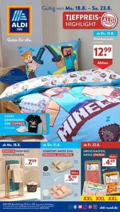 Vorschau von dem Prospekt des Geschäftes Aldi Süd, gültig ab dem 18.08.2025
