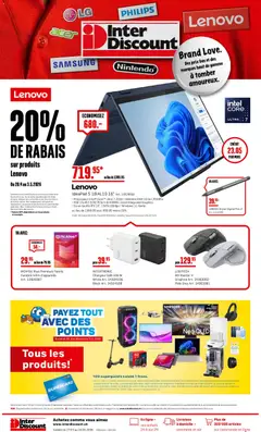Vorschau des Merkblatts Interdiscount aktionen 20% de rabais FR vom Shop Interdiscount gültig von 27.04.2026 bis 03.05.2026