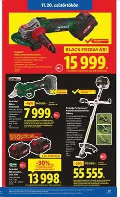 Lidl - Black Friday megtekintése, amely érvényes 2025.11.20.-től | Oldal: 29