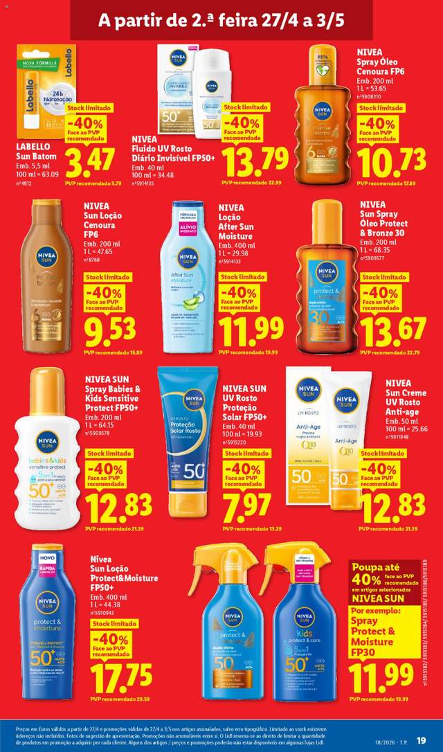 Novo folheto Lidl a partir de 27/04