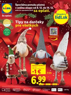 Náhľad Lidl letáku platného od 08.12.2025