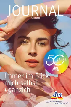 Vorschau der Angebote: dm drogerie markt dm drogerie markt Journal März 2026 gültig ab 12.03.2026