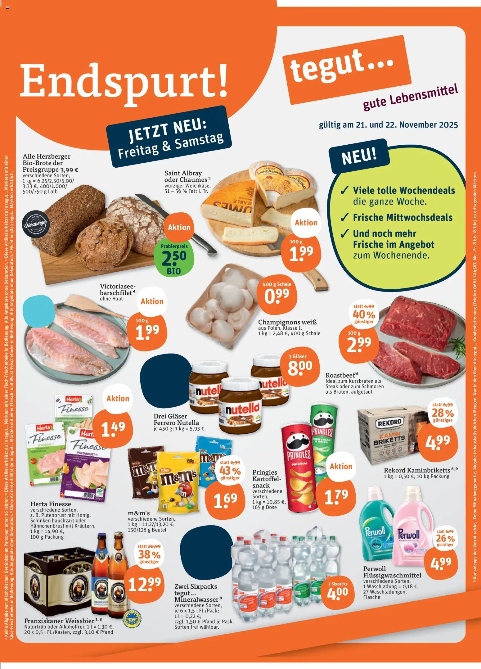 Vorschau von dem Prospekt des Geschäftes Tegut, gültig ab dem 17.11.2025