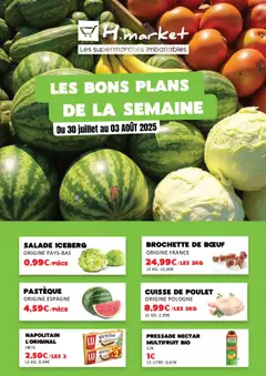 Prévisualisation de Catalogue du magasin Hmarket formulaire valide 30/07/2025