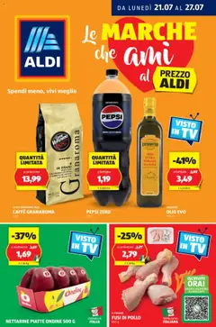 Anteprima dell'opuscolo Attuale volantino dal negozio Aldi valido da 21/07/2025