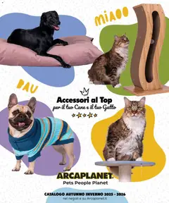 Anteprima dell'opuscolo Volantino Autunno Inverno dal negozio Arcaplanet valido da 01/11/2025