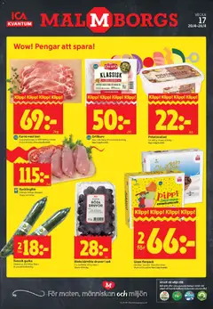 Förhandsgranska reklamblad Malmö från butik ICA Kvantum gäller från 20/04/2026