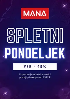 Predogled kataloga iz trgovine Mana veljaven od 01.12.2025