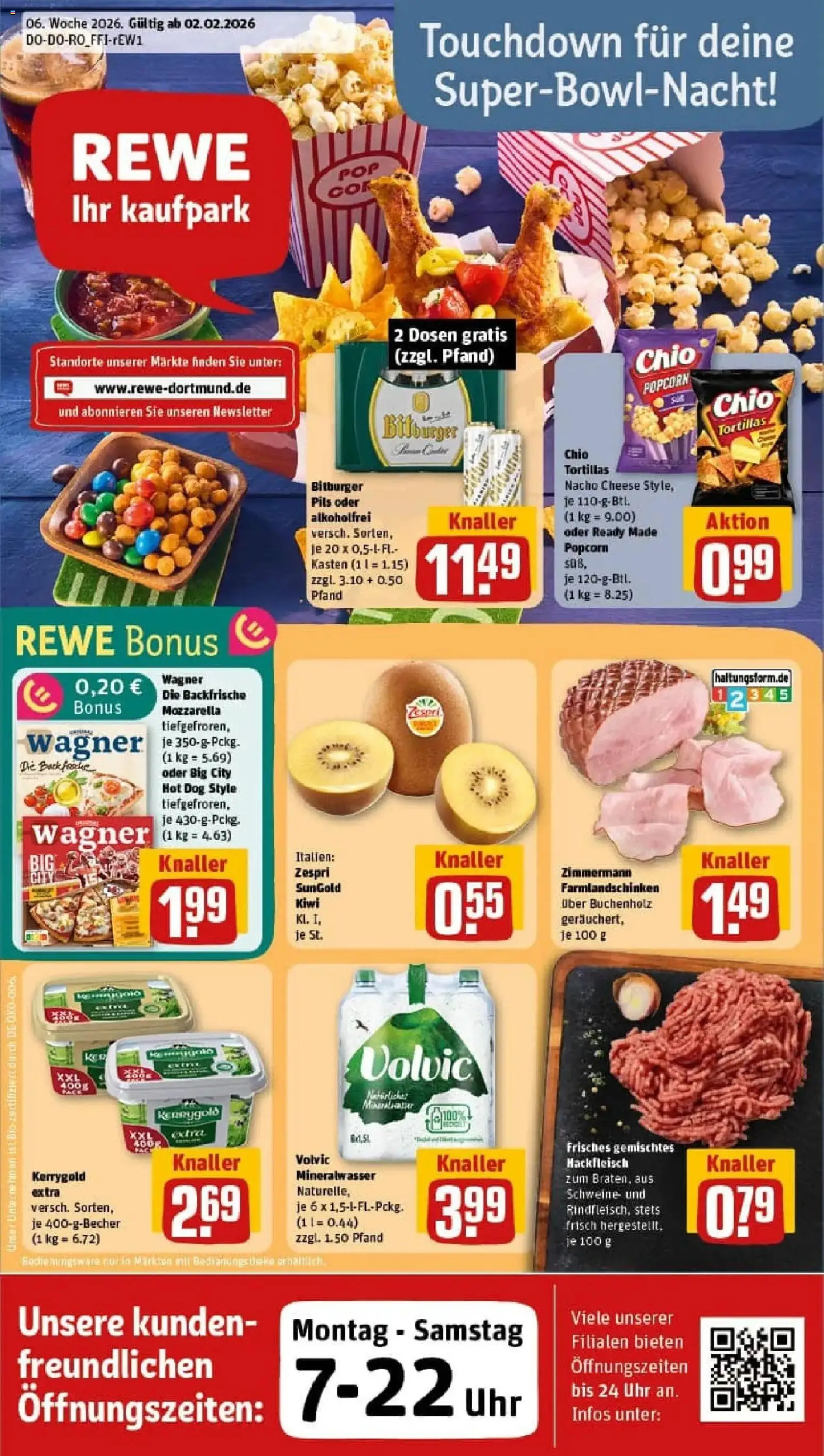 Vorschau von dem Prospekt des Geschäftes Rewe, gültig ab dem 02.02.2026