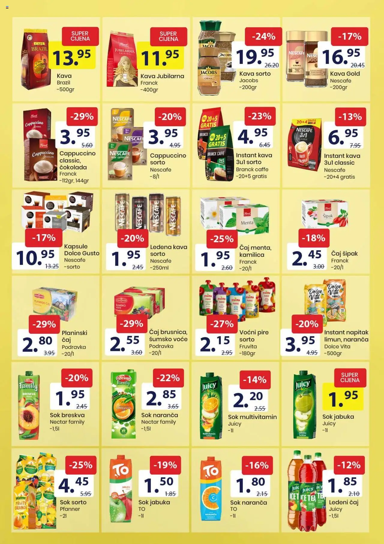 Pregled letka Katalog Prehrana i hemija trgovine FIS vrijedi od 2025.10.10