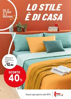 Anteprima dell'opuscolo Volantino Casa dal negozio Iper valido da 13/10/2025